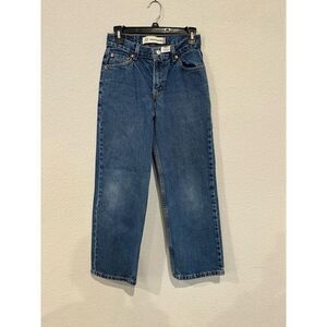 Levi's Boys Size 14 Classic Denim Jeans Relaxed Tapered Fit Pant Blue